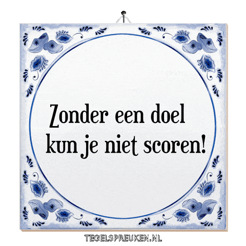 Focus Nl Sticker by Tegelspreuken.nl