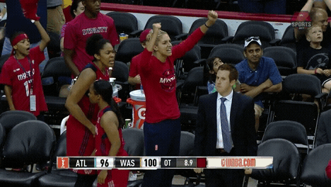 excited hype GIF by WNBA