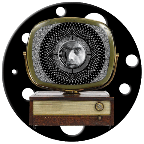 Television Vintage Sticker