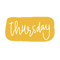 Thursday Sticker