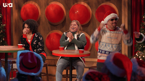 Christmas Hype GIF by USA Network