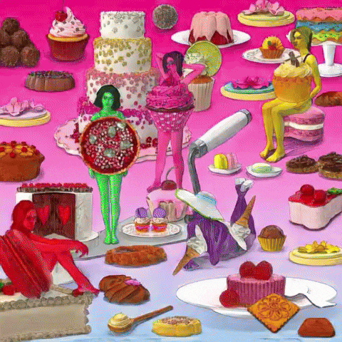 Party Eat GIF by The LSD Hotel