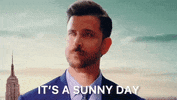Sunny Day Reaction GIF by Hrithik Roshan