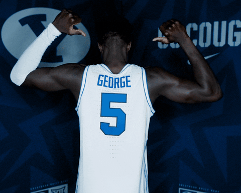 Byu Basketball Sport GIF by BYU Cougars