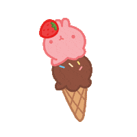 Hungry Ice Cream Sticker by Molang