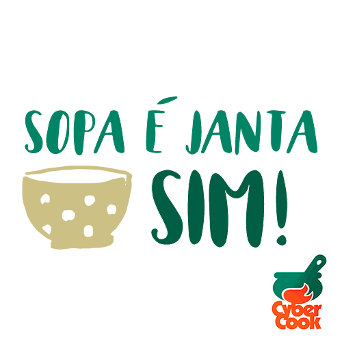 CyberCook giphyupload instagram sopa jantar Sticker