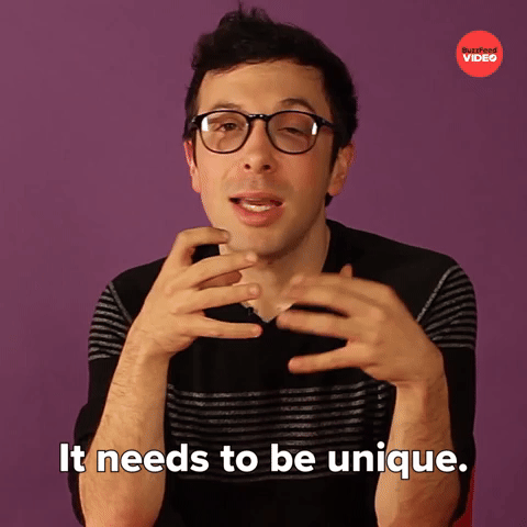 It Needs To Be Unique