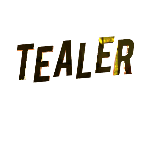 gold swipe Sticker by TEALER