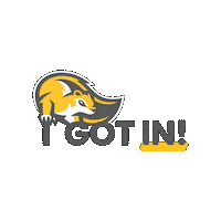 I Got In College Sticker by Mary Baldwin University