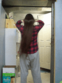 long hair GIF