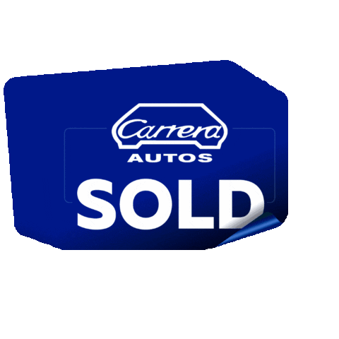 Sold Sticker by Carrera Autos