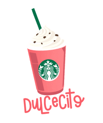 StarbucksChile giphyupload coffeelover starbuckschile pinkparadise Sticker