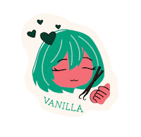 Premavanilla prema vanilla bean vanillabean premium vanilla Sticker