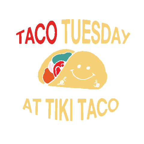 tikitaco_kc giphyupload tacos tacotuesday tikitaco Sticker