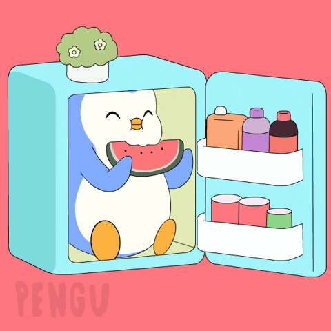 Hungry Late Night GIF by Pudgy Penguins