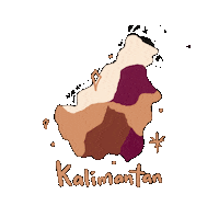 flanerywitoko indonesia brunei borneo pontianak Sticker