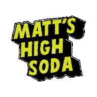 mattshighsoda lemonade ice tea uncle arnies matts high soda Sticker