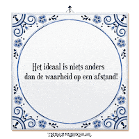 Humor Wijsheid Sticker by Tegelspreuken.nl