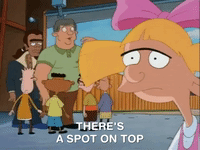 hey arnold nick splat GIF