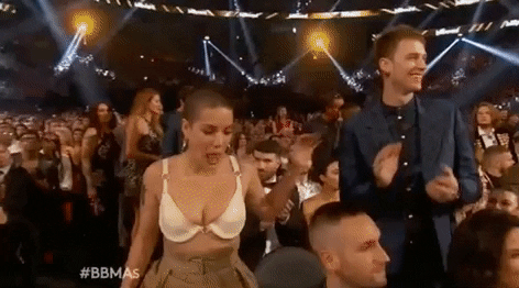 Halsey GIF by Billboard Music Awards