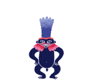 Chapeau Bes Sticker by Mirjam Debets