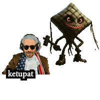 Monster Ketupat Sticker