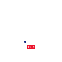 red white blue hearts Sticker by TLC
