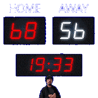 56 Away Sticker