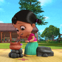 Celebration Cooking GIF by Chhota Bheem