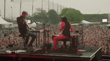 matt and kim governors ball GIF by GOVBALL NYC