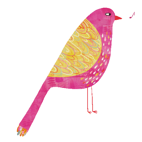 nicsquirrell giphyupload fashion color bird Sticker
