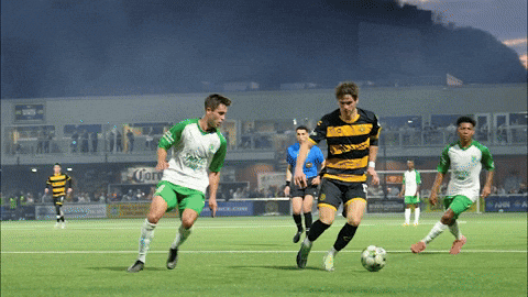 Soccer Dribble GIF by Pittsburgh Riverhounds SC