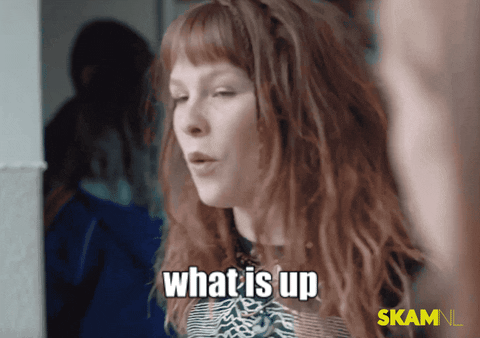 what is up GIF by SKAM NL