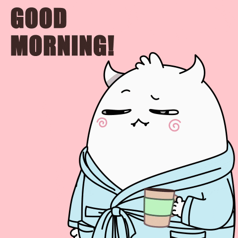 dokisofficial giphyupload coffee good morning gm GIF