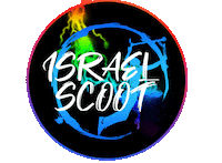 israelscoot scooter tilt scoot pro scooter Sticker
