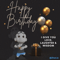 Happy Birthday GIF by Zhot