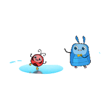 Winter Play Sticker by BabyTV