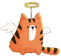 Cat Christmas Sticker