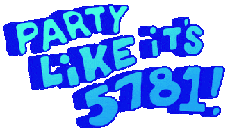 Happy New Year Celebration Sticker by megan lockhart