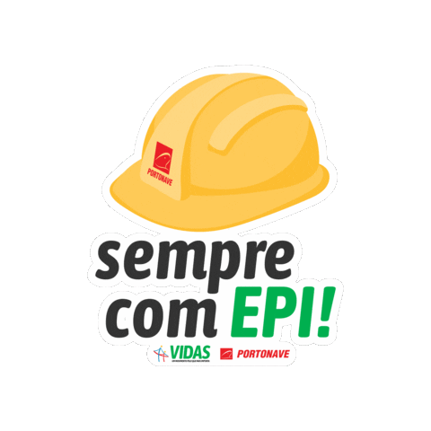 Portonave giphygifmaker vidas seguranca do trabalho portonave Sticker