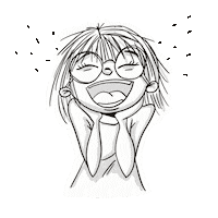 Girl Laugh Sticker by Rundfux