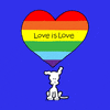 Proud Love Is Love GIF by Chippy the Dog