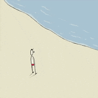 yuvalrob animation illustration beach waves GIF