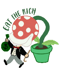 Tax The Rich Sticker by madebyOanh