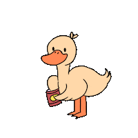 Cartoon Eating Sticker