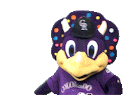 mascot dinger Sticker by Colorado Rockies