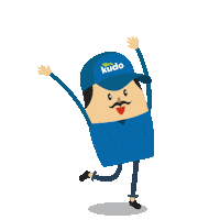 rain jualan Sticker by Kudo Indonesia
