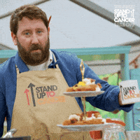 Proud React GIF by The Great British Bake Off