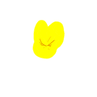 crab_illustrationdesign love kiss amor yellow Sticker