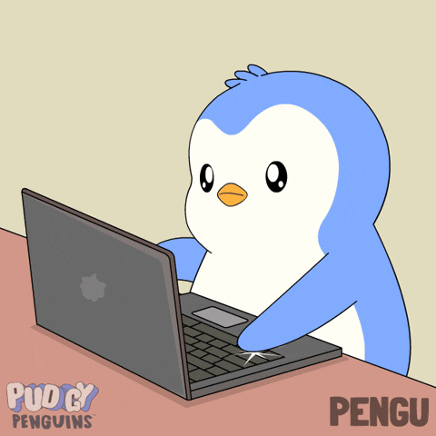 Working To Do GIF by Pudgy Penguins